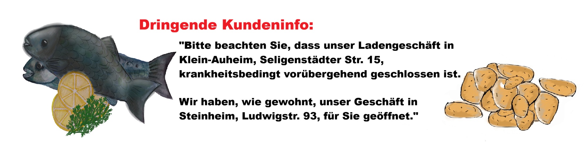 Aktuelle Kundeninformationen der Metzgerei Rieblinger